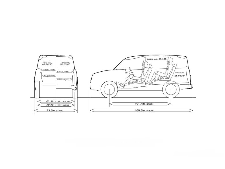 Габариты ниссан куб z11