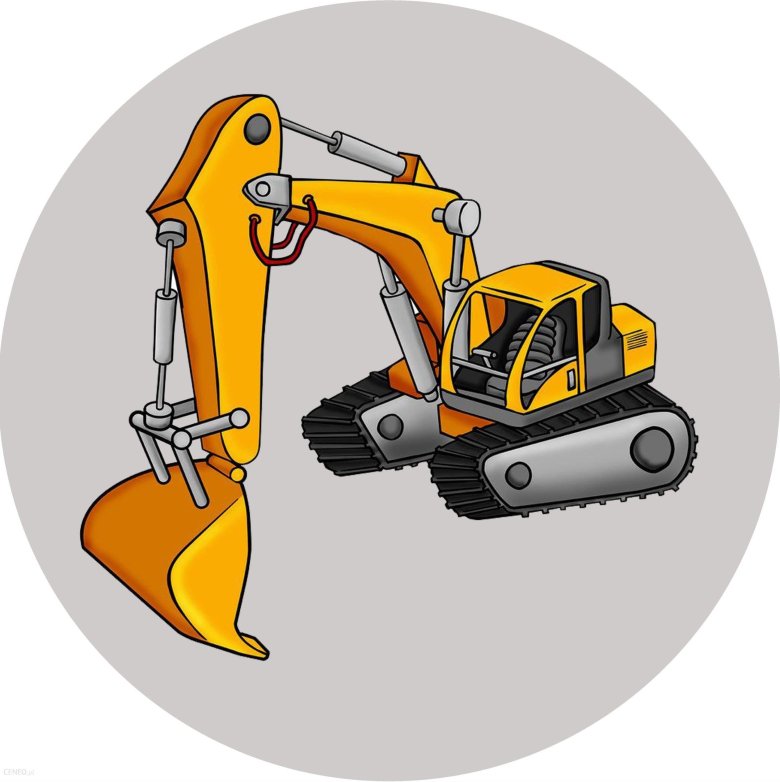 Рисунок экскаватора для детей