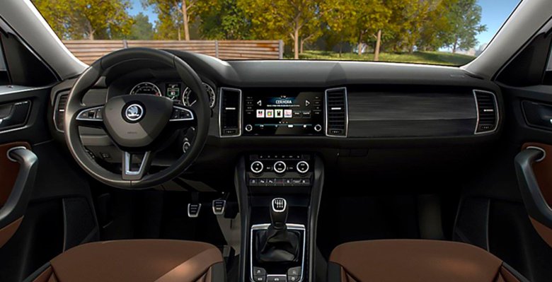 Шкода кодиак 2020 интерьер
