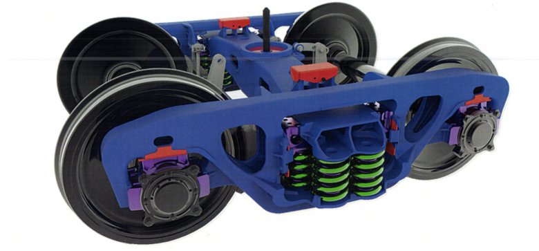 Тележка грузового вагона 18-9855