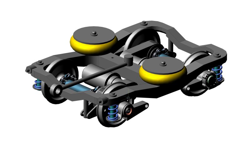 Тележка моторного вагона