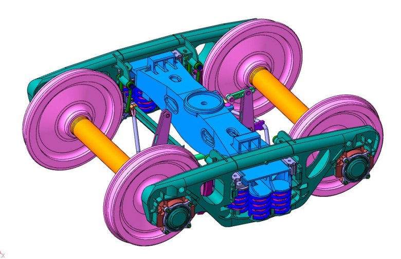 Тележка грузового вагона конструкция