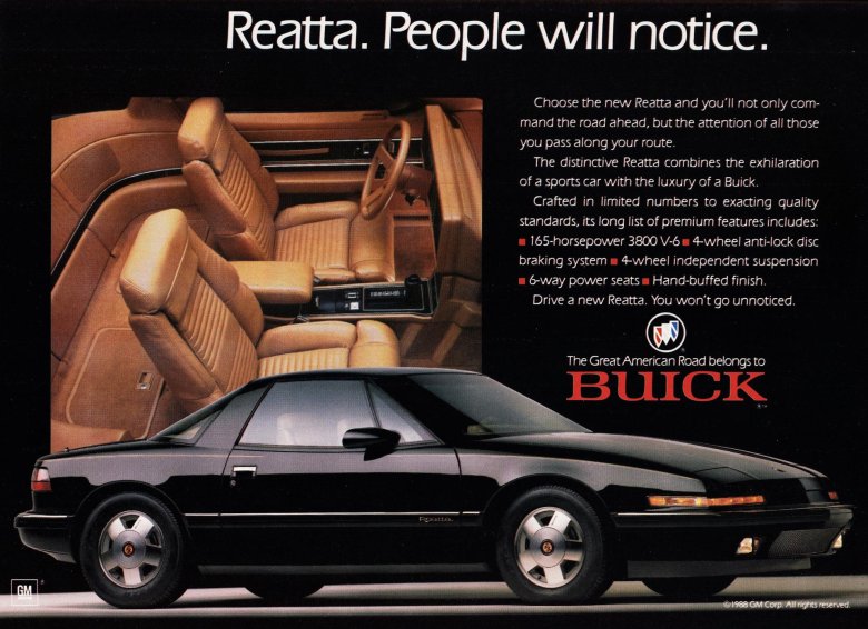 Buick reatta