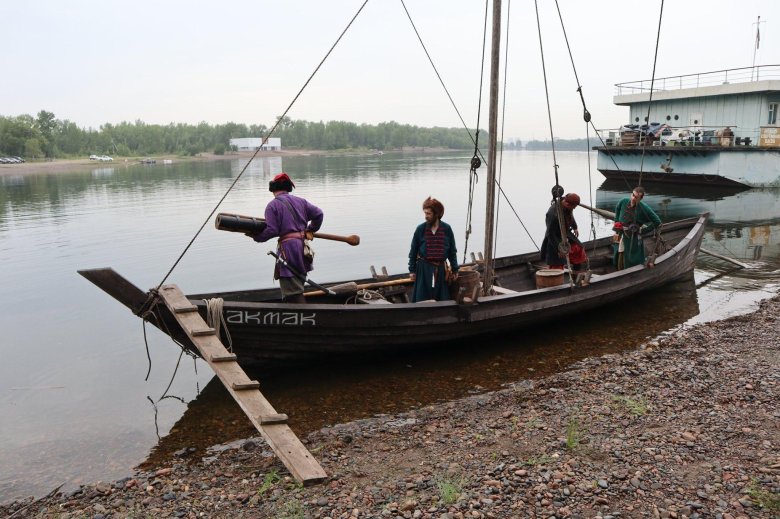 Казачьи струги ермака