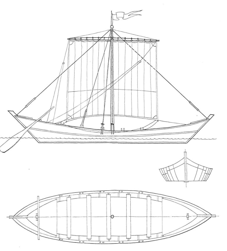 Коч поморский корабль