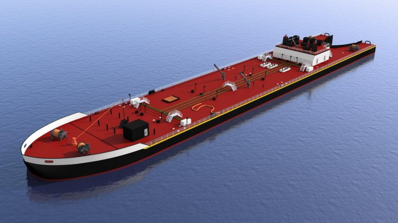 Баржа самоходная речная