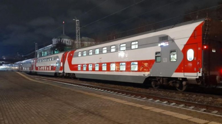 Двухэтажный поезд санкт петербург