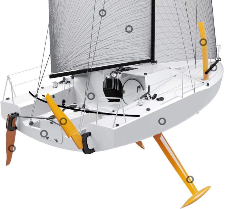 Радиоуправляемая парусная яхта