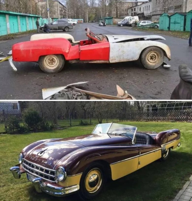 Автомобиль ленинград 1956 кабриолет