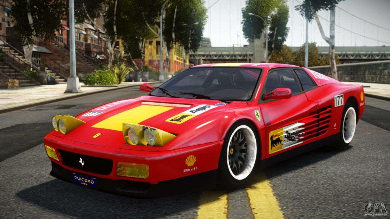 Ferrari 512 tr livery