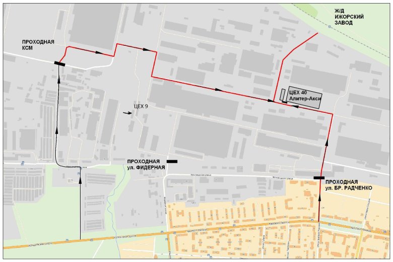 Проходная ижорского завода