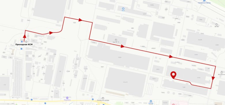 Схема проезда