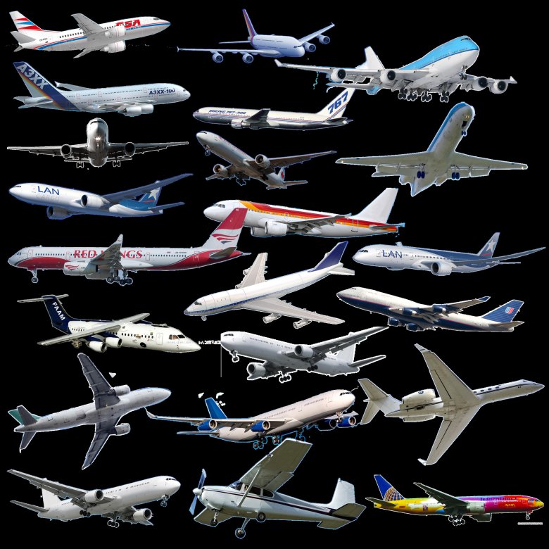 Самолеты разные