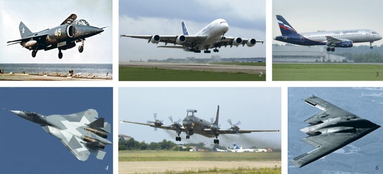 Типы самолетов