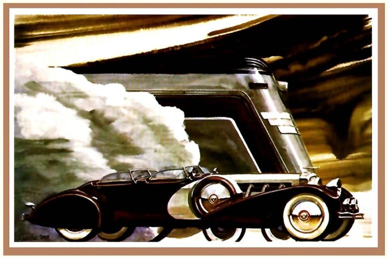 Машины арт деко стримлайн