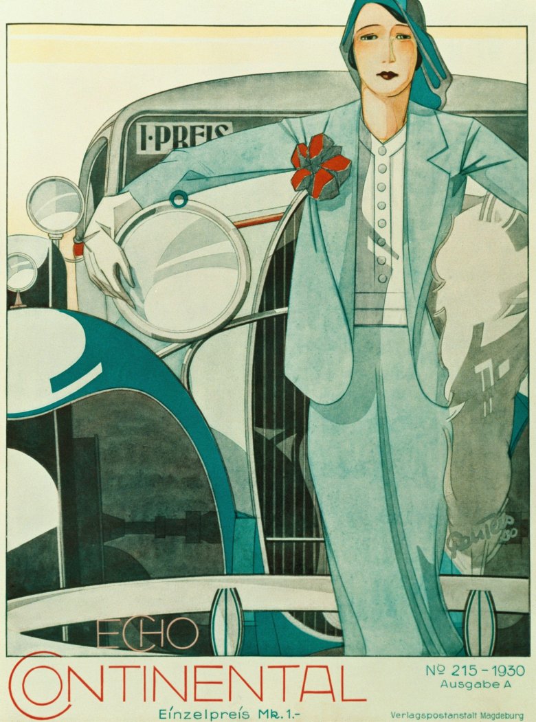 Арт деко плакат