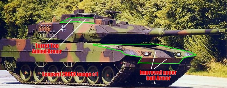 Бронирование танка leopard 2a6