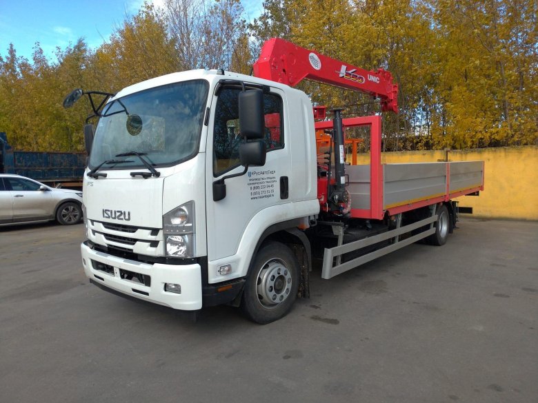 Исузу форвард манипулятор 5т