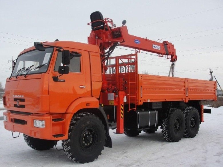 Камаз 43118 с манипулятором