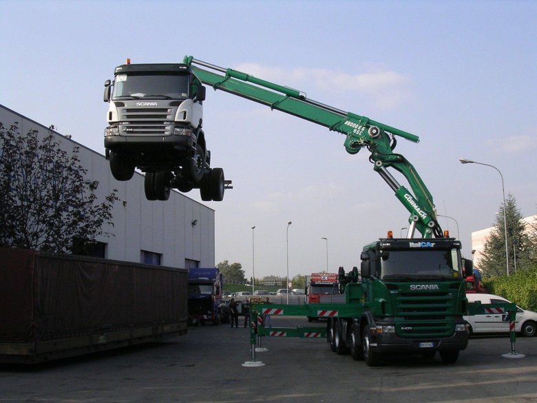 Effer манипулятор скания