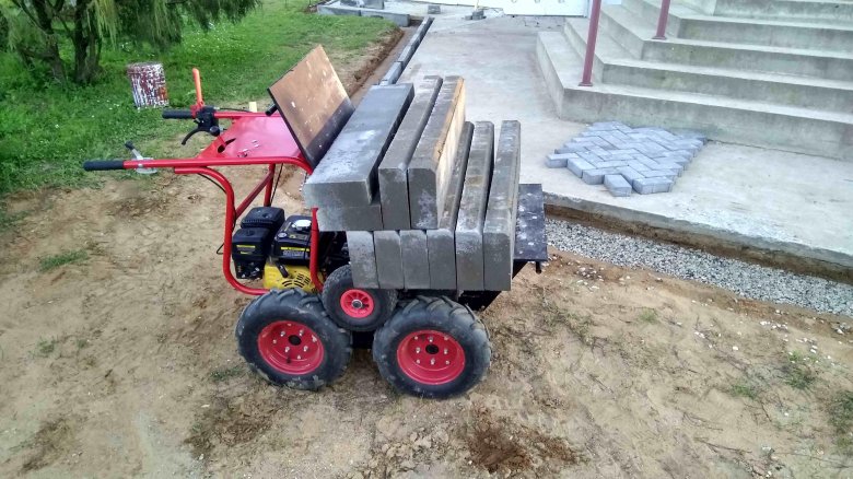 Самоходная тележка мотомул