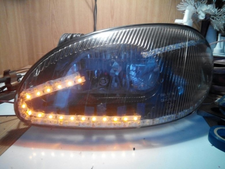 Дхо в фары калина 1