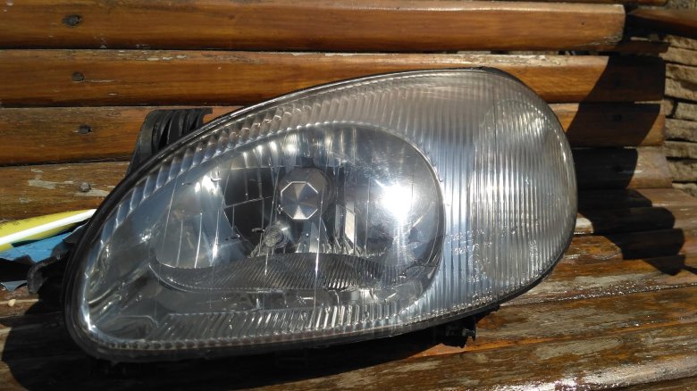 Фара левая шевроле ланос