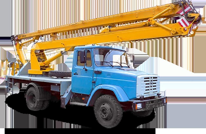 Автовышка зил 22 метра телескоп