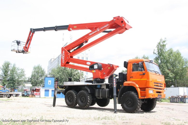 Автогидроподъемник камаз 43118