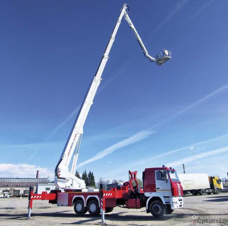 Пожарные автоподъемники коленчатые