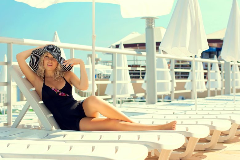 Женщина на отдыхе