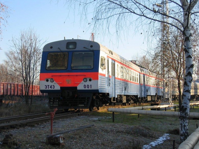 Электропоезд эт2л 027