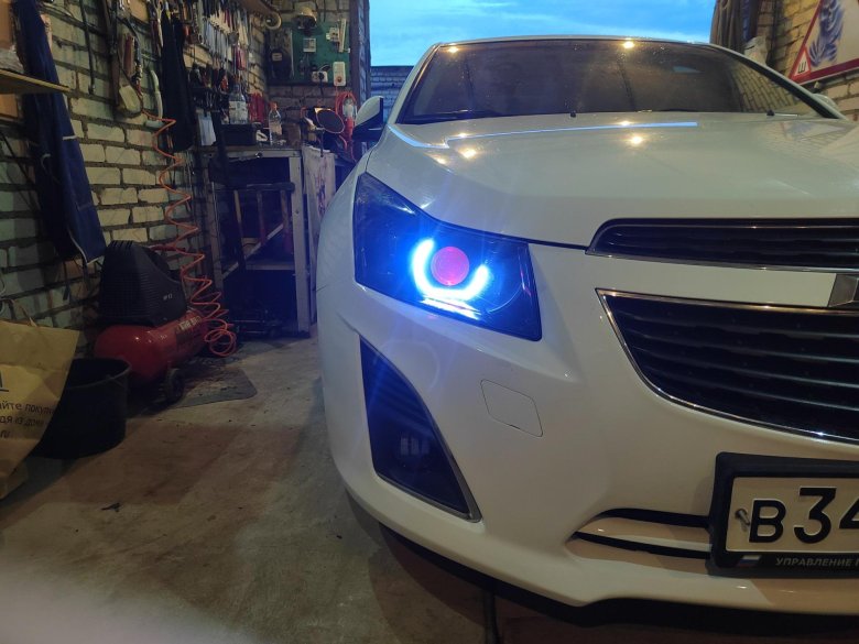 Линзы на шевроле круз