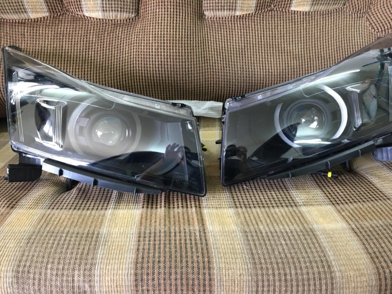 Линзы в фары шевроле круз