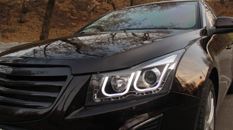 Тюнинг фар шевроле круз