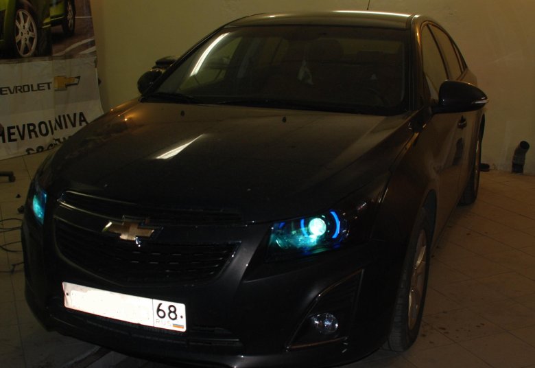 Ангельские глазки шевроле круз