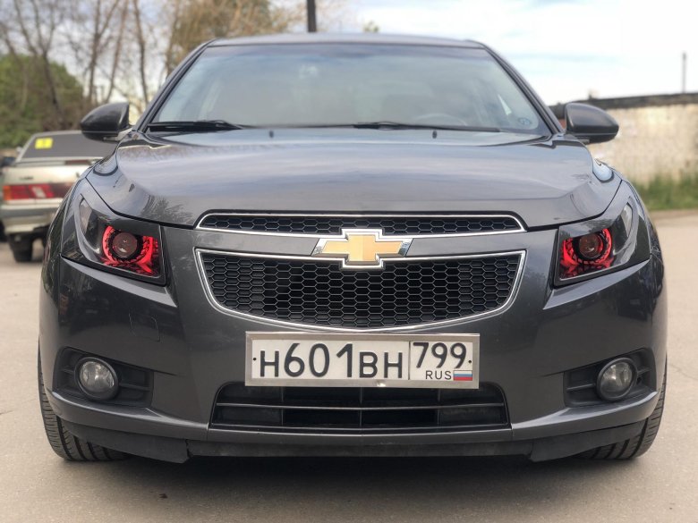 Тюнингованные фары шевроле круз