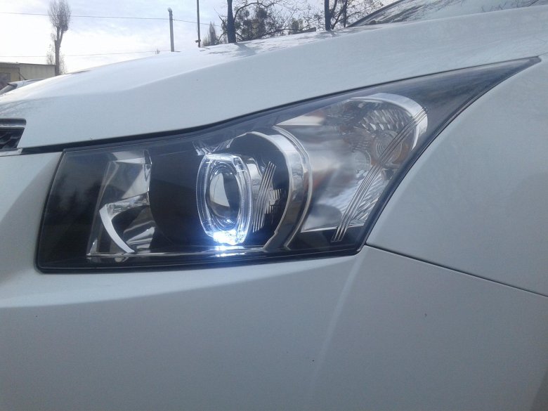 Линзы в фары шевроле круз