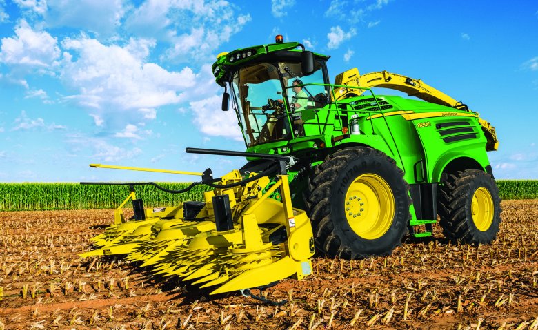 Кормоуборочный комбайн джон дир