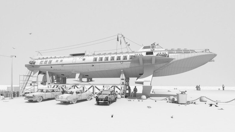 Метеор судно на подводных крыльях