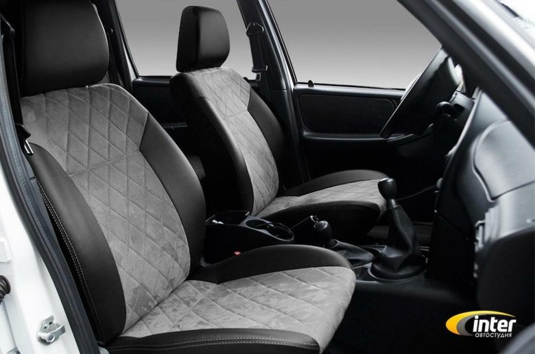 Чехлы нива шевроле экокожа