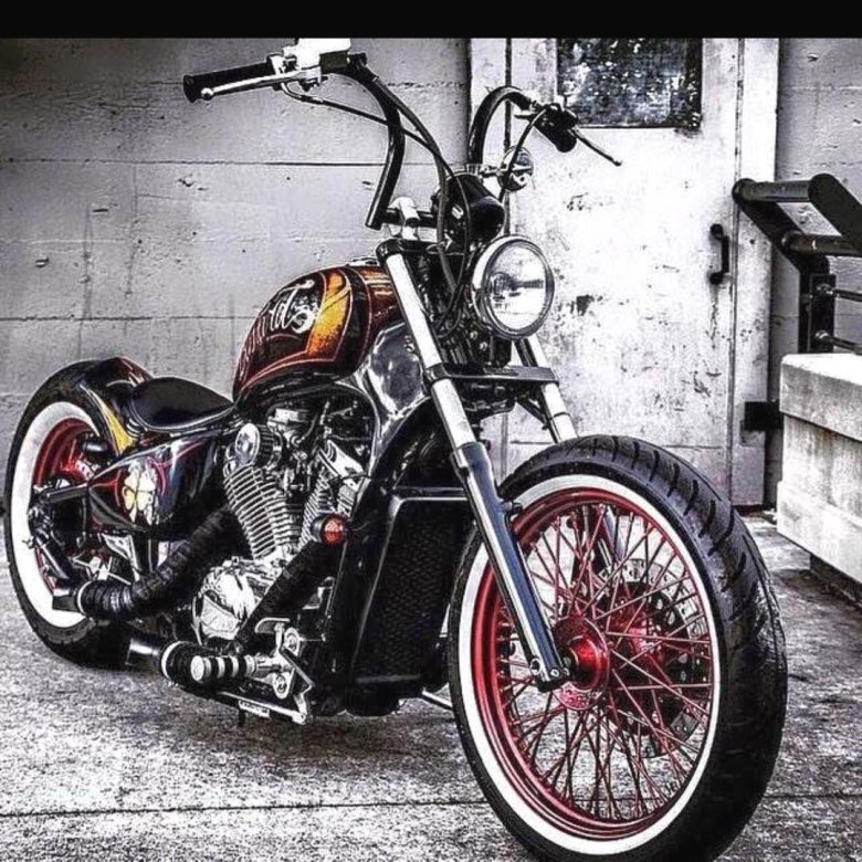 Honda steed custom bobber