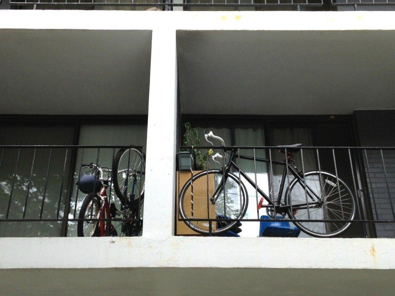 Хранение велосипеда на балконе