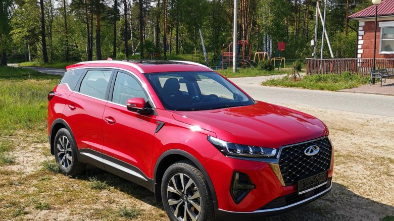 Chery tiggo 7 pro max красный