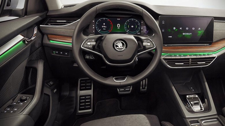 Škoda octavia 2021 салон