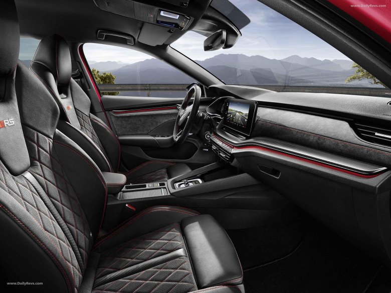 Skoda octavia rs 2021 салон