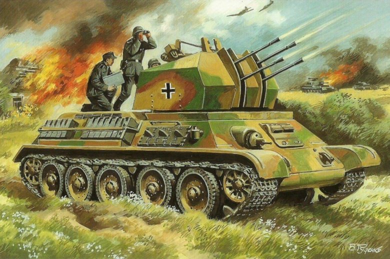 Flakpanzer t-34
