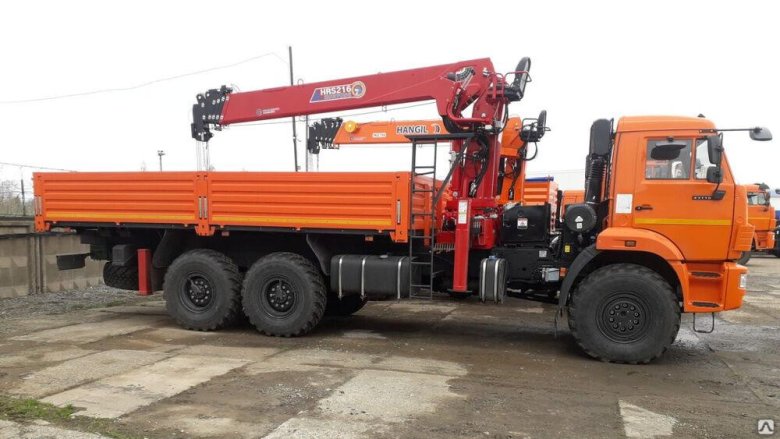 Камаз 43118 с манипулятором