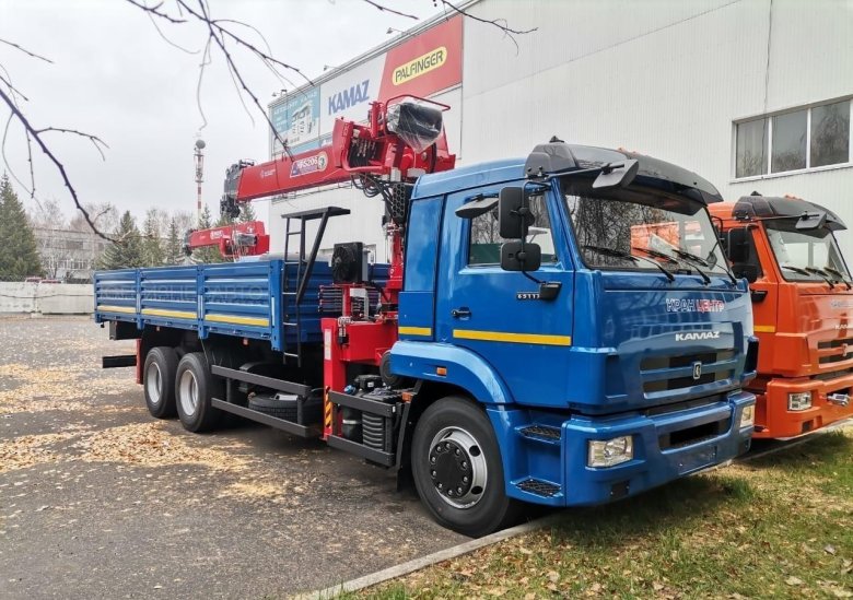 Камаз 65117 с кму horyong hrs-216