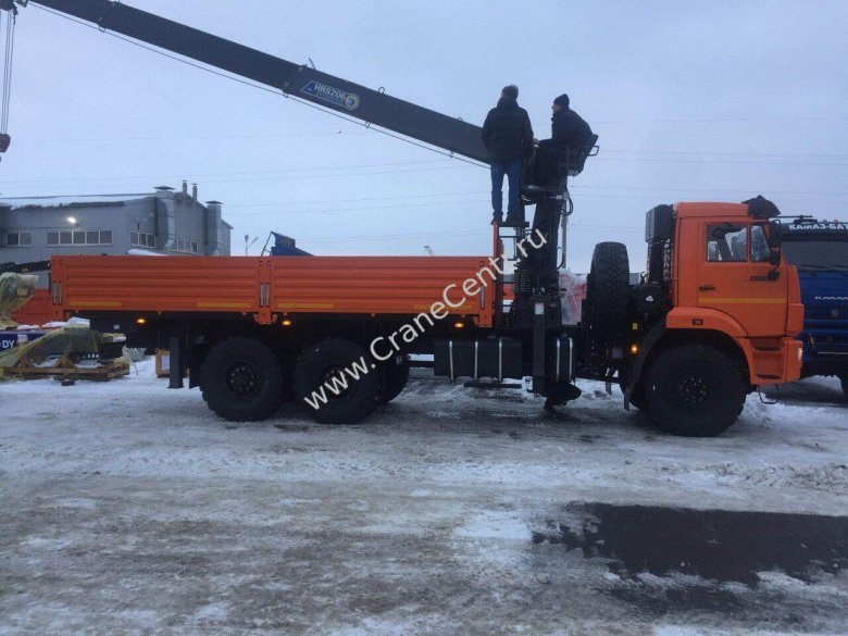 Камаз 43118 с кму хиаб 190